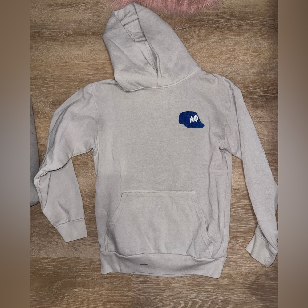 Alpha Phi Baseball Cap Hoodie - image 1